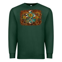 Sports Green cross backgraund Premium Sweatshirt - JahusDesignShop