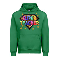 Emerald super teacher with leopard Urban Hoodie - NancyCooperArtShop