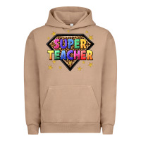 Pigment Burro super teacher with leopard Urban Hoodie - NancyCooperArtShop
