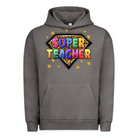 Pigment Tornado super teacher with leopard Urban Hoodie - NancyCooperArtShop
