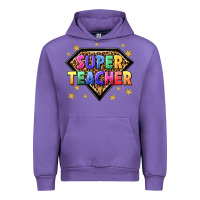 Tulip super teacher with leopard Urban Hoodie - NancyCooperArtShop