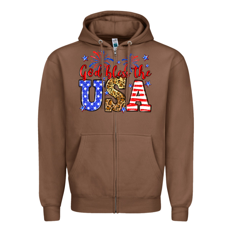 God Bless The Usa Zipper Hoodie by Neo Western | Teevron