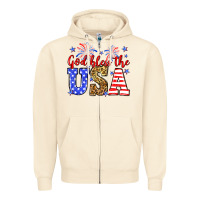 Sandshell God bless the USA Zipper Hoodie - Neo Western