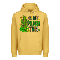 Antique Gold cant pinch this with clovers Premium Hoodie - AdoDesignShop