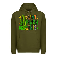 Army Green cant pinch this with clovers Premium Hoodie - AdoDesignShop