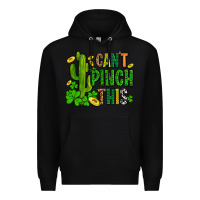 Black cant pinch this with clovers Premium Hoodie - AdoDesignShop