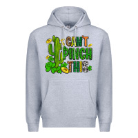 Heather Grey cant pinch this with clovers Premium Hoodie - AdoDesignShop