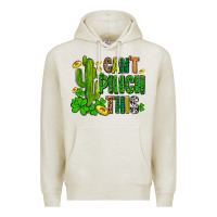 Oatmeal Heather cant pinch this with clovers Premium Hoodie - AdoDesignShop