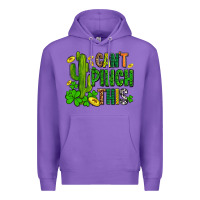 Purple cant pinch this with clovers Premium Hoodie - AdoDesignShop