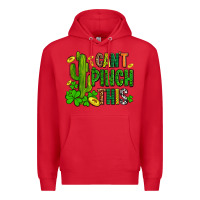 Red cant pinch this with clovers Premium Hoodie - AdoDesignShop