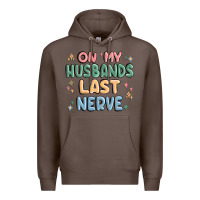 Coffee on my husbands last last nerve Premium Hoodie - MaliasSmallBusiness