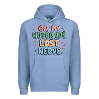Colony Blue on my husbands last last nerve Premium Hoodie - MaliasSmallBusiness