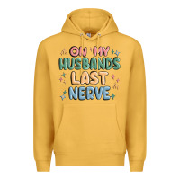 Mustard on my husbands last last nerve Premium Hoodie - MaliasSmallBusiness