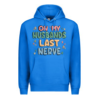 True Royal on my husbands last last nerve Premium Hoodie - MaliasSmallBusiness