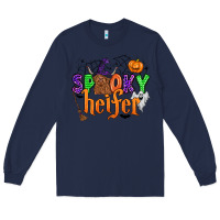 Navy spooky heifer Long Sleeve Tee - Zillion Design Studio