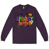 Plum spooky heifer Long Sleeve Tee - Zillion Design Studio