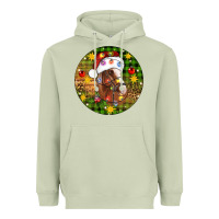 Matcha Christmas horse Heavyweight Hoodie - Artiststas