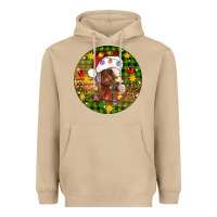 Mushroom Christmas horse Heavyweight Hoodie - Artiststas