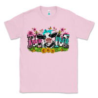 Bubblegum Pink mom with cow Classic Tee - Zillion Design Studio
