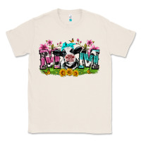 Natural mom with cow Classic Tee - Zillion Design Studio