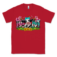 Red mom with cow Classic Tee - Zillion Design Studio