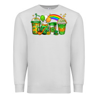 Dove Grey st patricks coffee Premium Sweatshirt - Jasminsmagicworld
