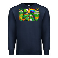 Navy st patricks coffee Premium Sweatshirt - Jasminsmagicworld