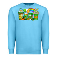 Ocean Blue st patricks coffee Premium Sweatshirt - Jasminsmagicworld