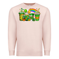 Pale Pink st patricks coffee Premium Sweatshirt - Jasminsmagicworld