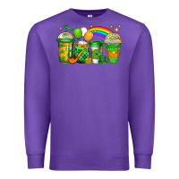 Purple st patricks coffee Premium Sweatshirt - Jasminsmagicworld