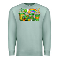 Seafoam st patricks coffee Premium Sweatshirt - Jasminsmagicworld