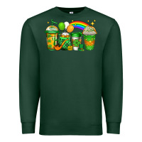 Sports Green st patricks coffee Premium Sweatshirt - Jasminsmagicworld