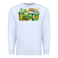 White st patricks coffee Premium Sweatshirt - Jasminsmagicworld