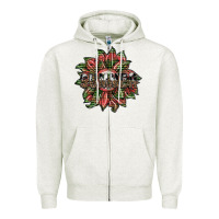 Oatmeal Heather summer Zipper Hoodie - SublimationCraftShop