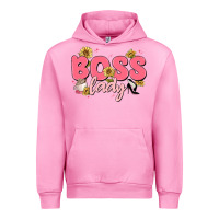 Fuchsia Pink boss lady Urban Hoodie - MaliasSmallBusiness