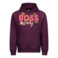 Mauve Wine boss lady Urban Hoodie - MaliasSmallBusiness