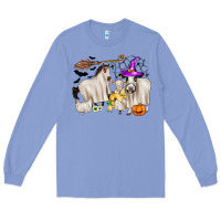 Colony Blue halloween farm animals Long Sleeve Tee - Zillion Design Studio