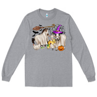 Heather Grey halloween farm animals Long Sleeve Tee - Zillion Design Studio
