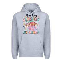 Heather Grey you have abducted my heart Premium Hoodie - MaliasSmallBusiness