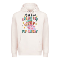Pale Pink you have abducted my heart Premium Hoodie - MaliasSmallBusiness