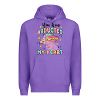 Purple you have abducted my heart Premium Hoodie - MaliasSmallBusiness