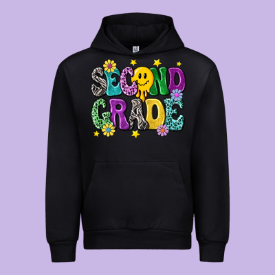 Second Grade Urban Hoodie Designed By Nancycooperartshop