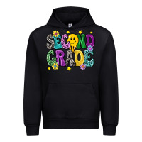 Black second grade Urban Hoodie - NancyCooperArtShop