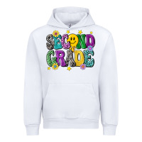 White second grade Urban Hoodie - NancyCooperArtShop
