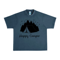 Midnight Navy camping Urban Heavy Tee - Unal Design