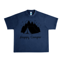 Navy camping Urban Heavy Tee - Unal Design