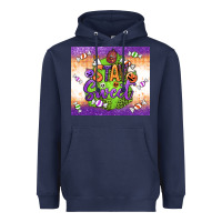 Navy stay sweet Heavyweight Hoodie - BundleAndBundleShop