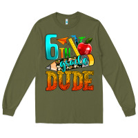 Army Green 6th grade dude Long Sleeve Tee - texasbilliewilder