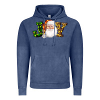 Vintage Denim Christmas santa clause joy Vintage Hoodie - AdoDesignShop