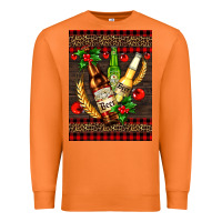 Carrot beer bottles with mistletoe Premium Sweatshirt - AdoDesignShop